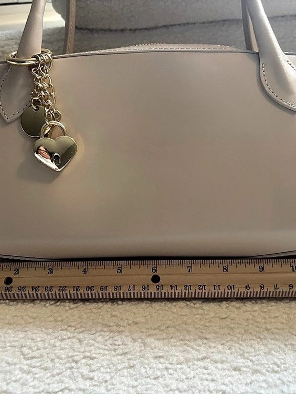 Structured Satchel in Beige Like New